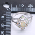 Modeschmuck Hersteller in Indien Fancy Stones australischen Feueropal Ring